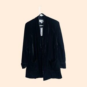 BB Dakota Midnight Velvet Blazer